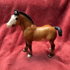 Vintage Breyer Bluebell Clydesdale Foal Bay 1970s–80s Model Horse USA